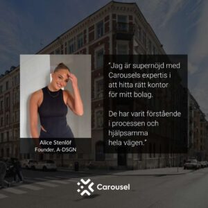 Alice Stenlöf x Carousel Group